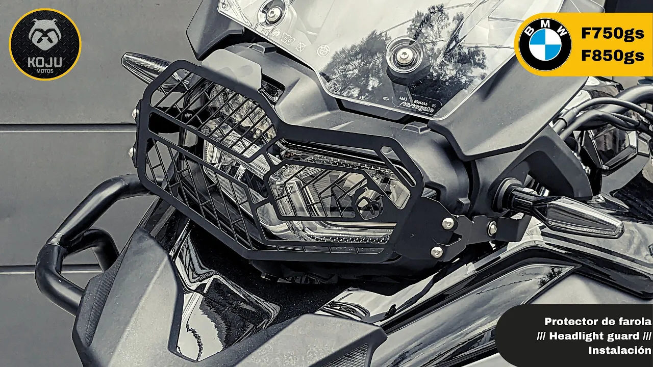 🔧🧰 BMW F750gs - F850gs // Instalación de protector de farola KOJU // Head light guard instalation