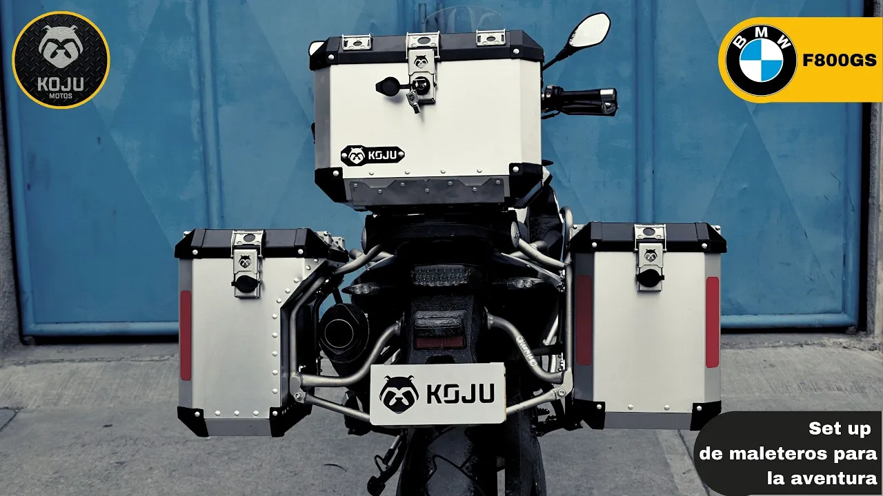 BMW F800GS / 360° / Set up de maleteros KOJU para la aventura