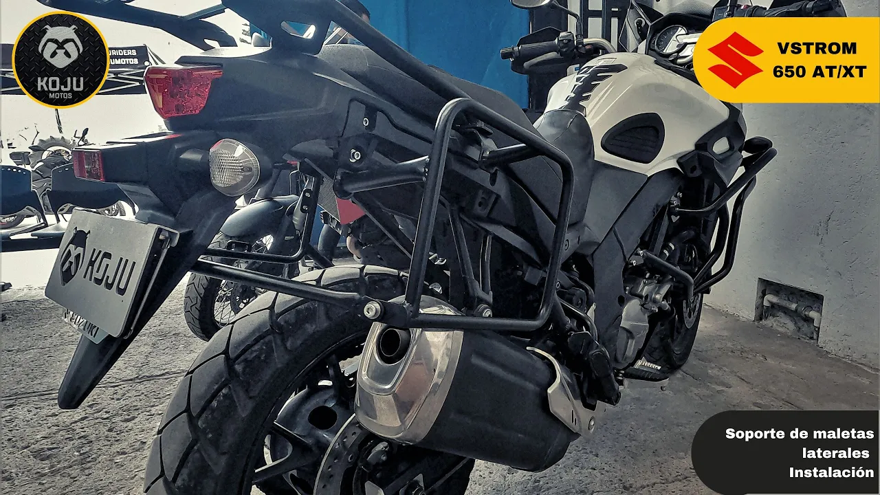 🔧🧰 Instalación y review de SOPORTE PARA MALETAS LATERALES KOJU para Suzuki Vstrom 650 AT/XT