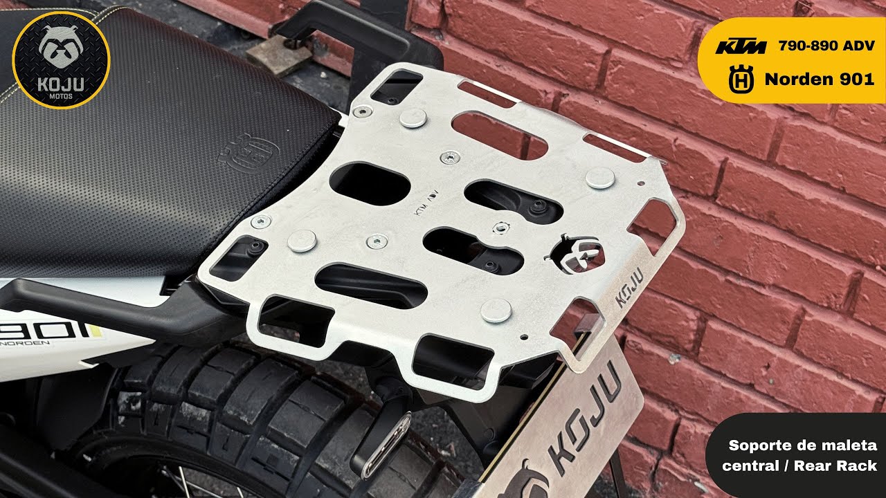 🔧🧰 Husqvarna Norden 901/KTM 790-890 ADV: Base para maletero / Rack - KOJU