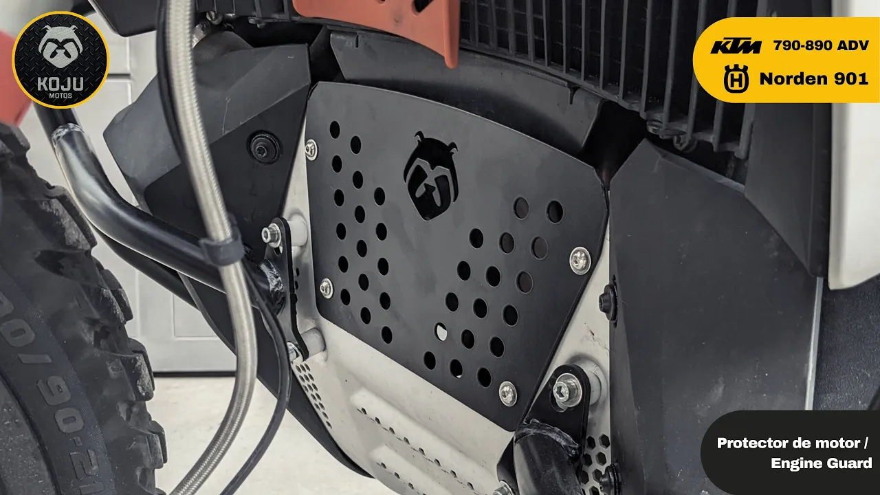 🔧🧰 KTM 890 ADV: Instalación de protector de motor KOJU / Engine Guard