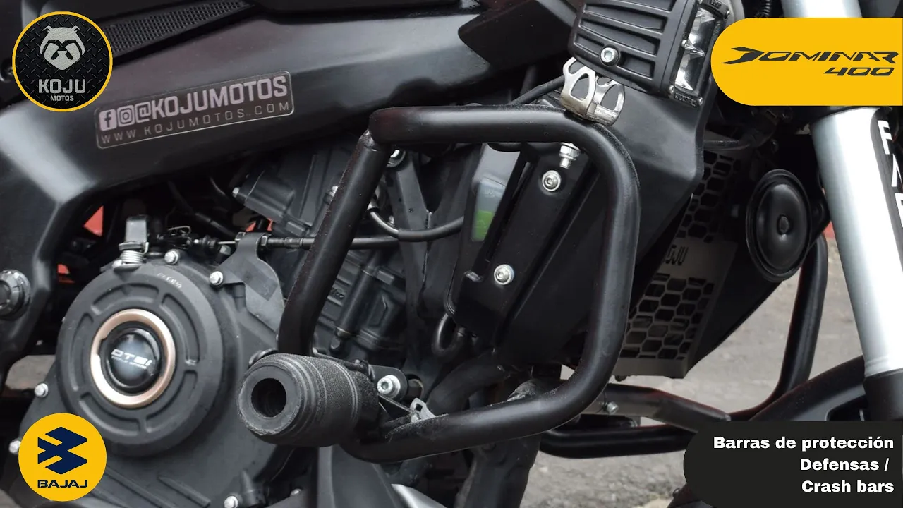 🔧🧰 DOMINAR 400/250: Defensa  /Crash Bars - KOJU