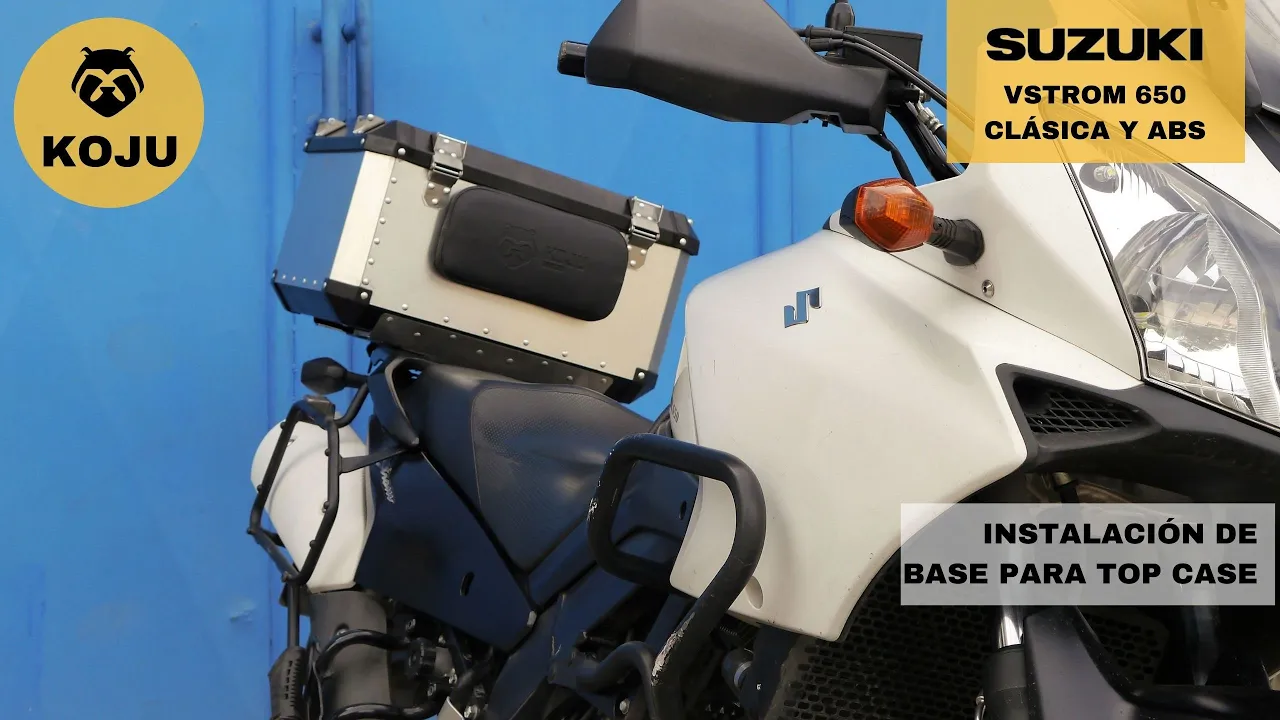 Instalación de maletero KOJU en Suzuki #VSTROM650 Clásica (DL 650) y Vstrom 650 ABS
