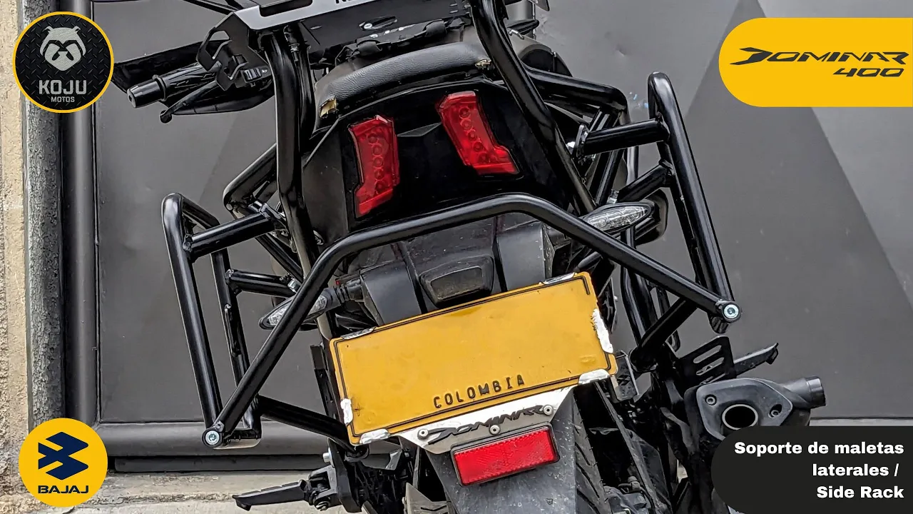 🔧🧰 DOMINAR 400/250: Soporte de maletas laterales  / Side Rack - KOJU