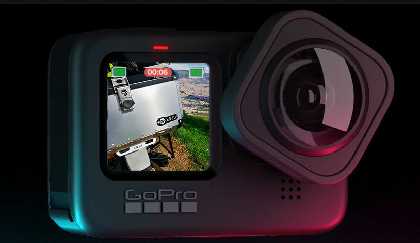 Lentes de cámara GoPro 9 black en Bogotá Colombia venta - Koju Motos