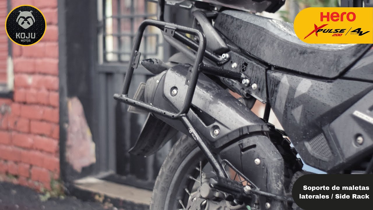🔧🧰 Hero Xpulse 200 - 4V: Instalación de Soporte de maletas laterales KOJU / Side rack