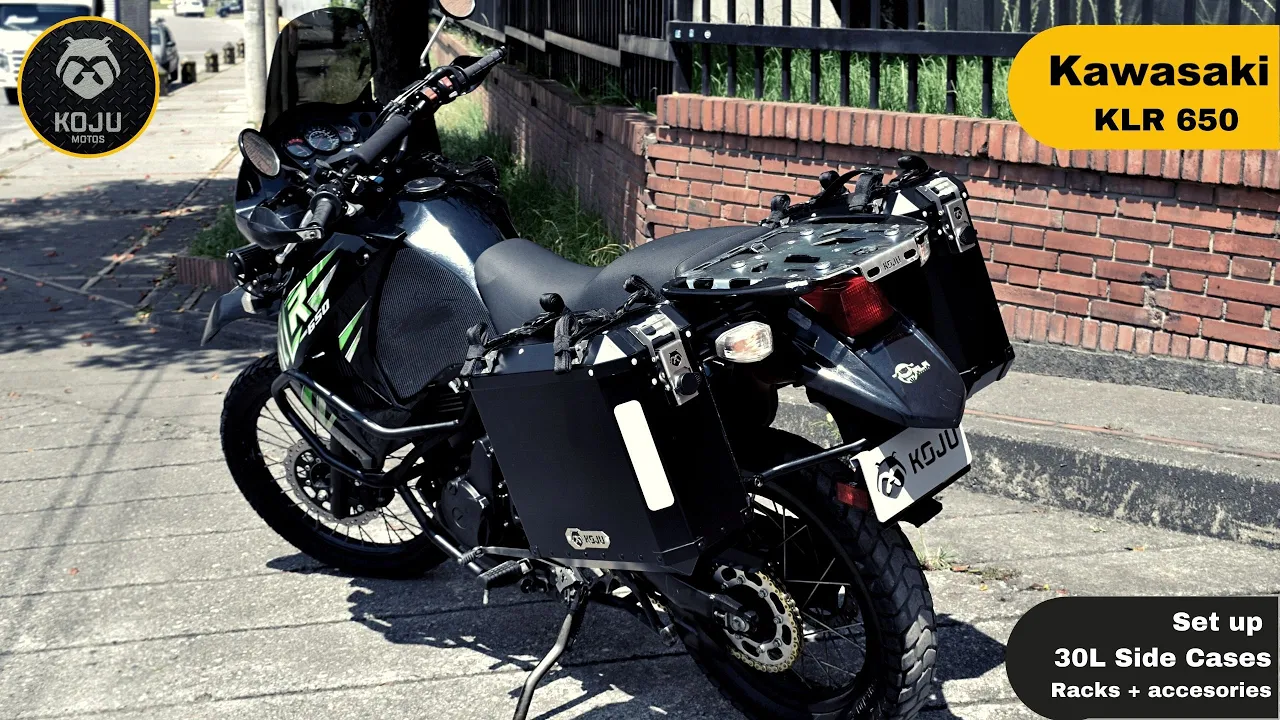 Kawasaki KLR 650 Gen2 / 360° / Set up 30L Side Cases + Racks + Accesories