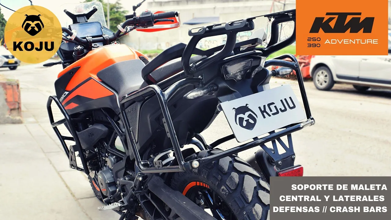 KTM ADV 390 /250 : Soportes para maletas y barras de protección KOJU