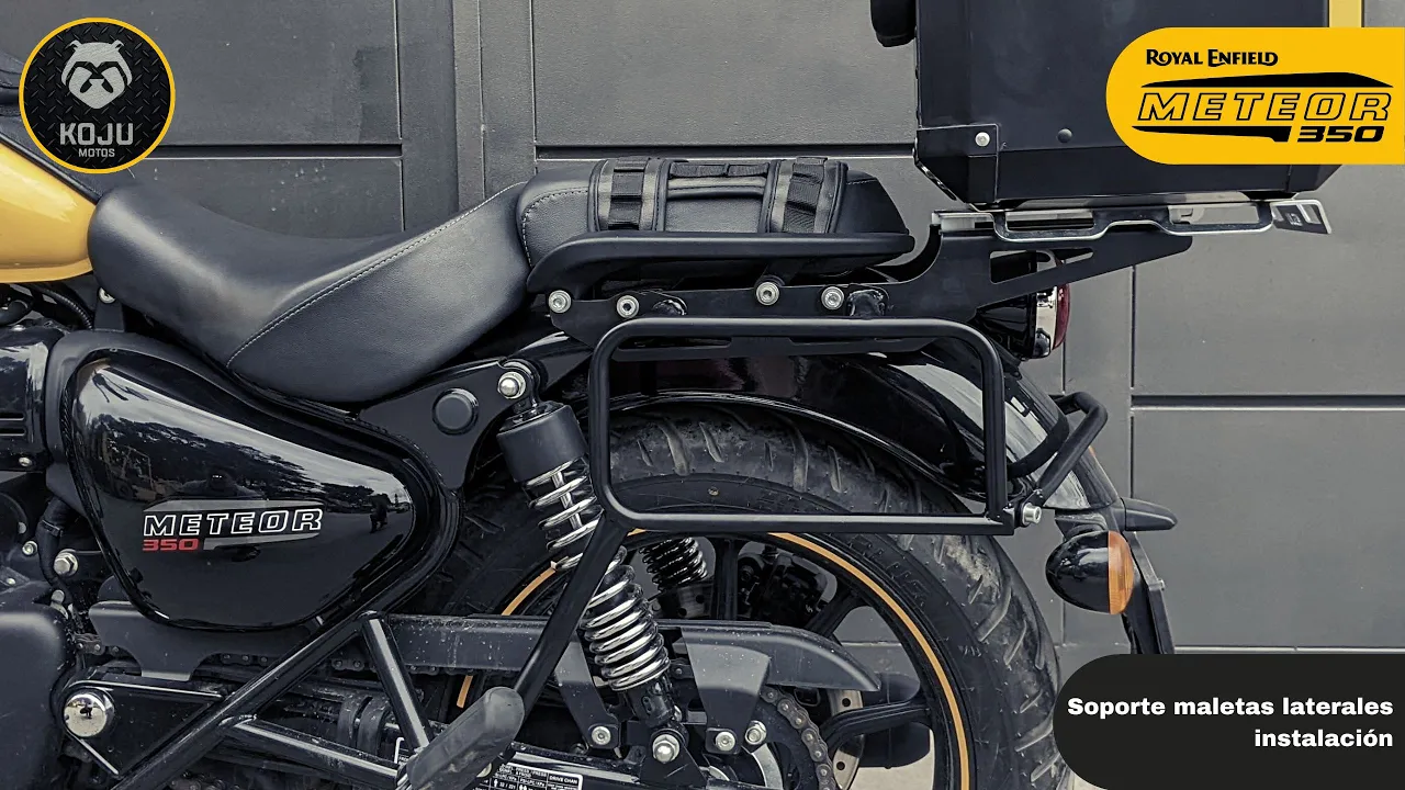 🔧🧰 Instalación Soporte maletas laterales / Side Rack / KOJU para Royal Enfield Meteor 350