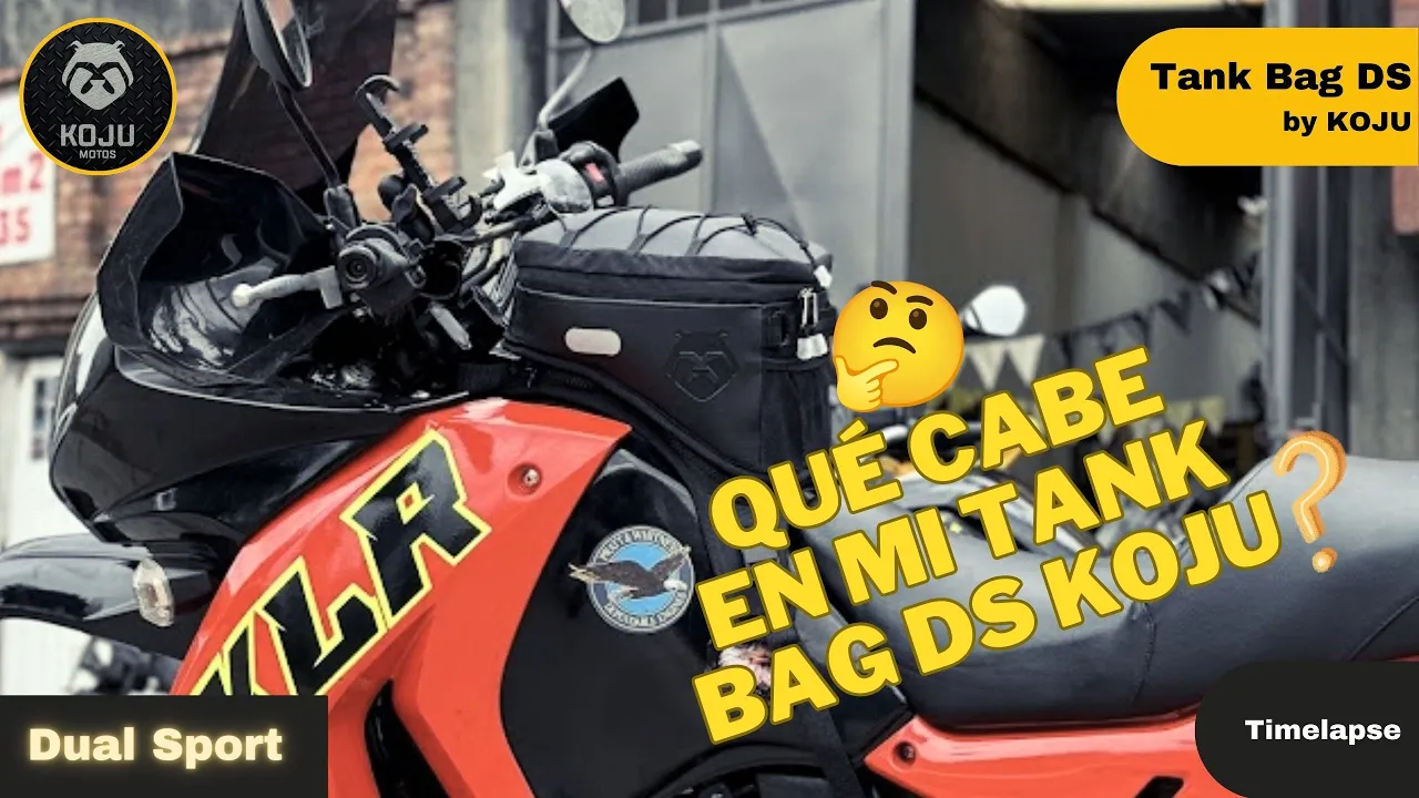 Qué cabe en mi Tank Bag DS (Dual Sport) de KOJU ???