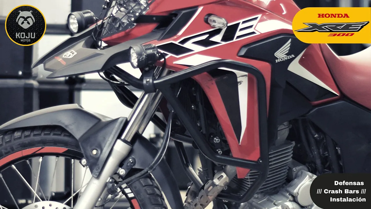 🔧🧰 Instalación Defensas o barras de protección KOJU // Honda XRE 300 // Crash Bars Instalation