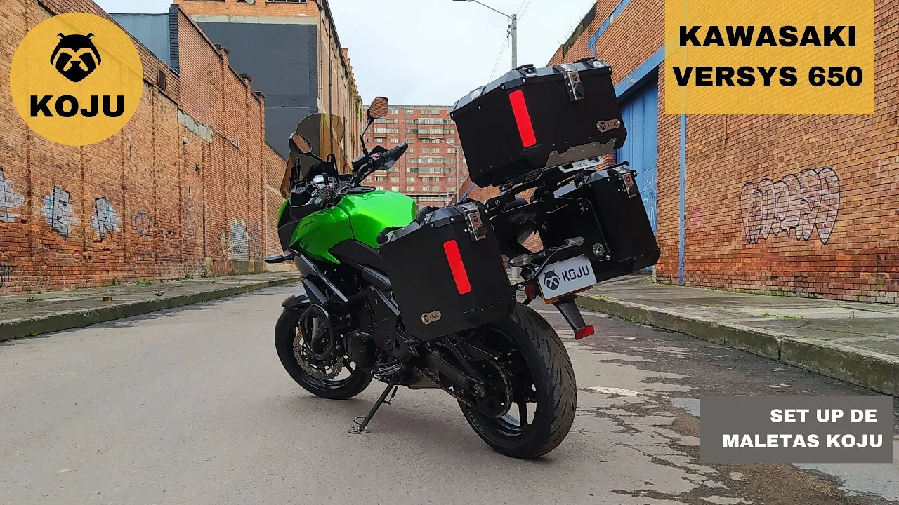 Kawasaki VERSYS 650 - set up de maletas Koju