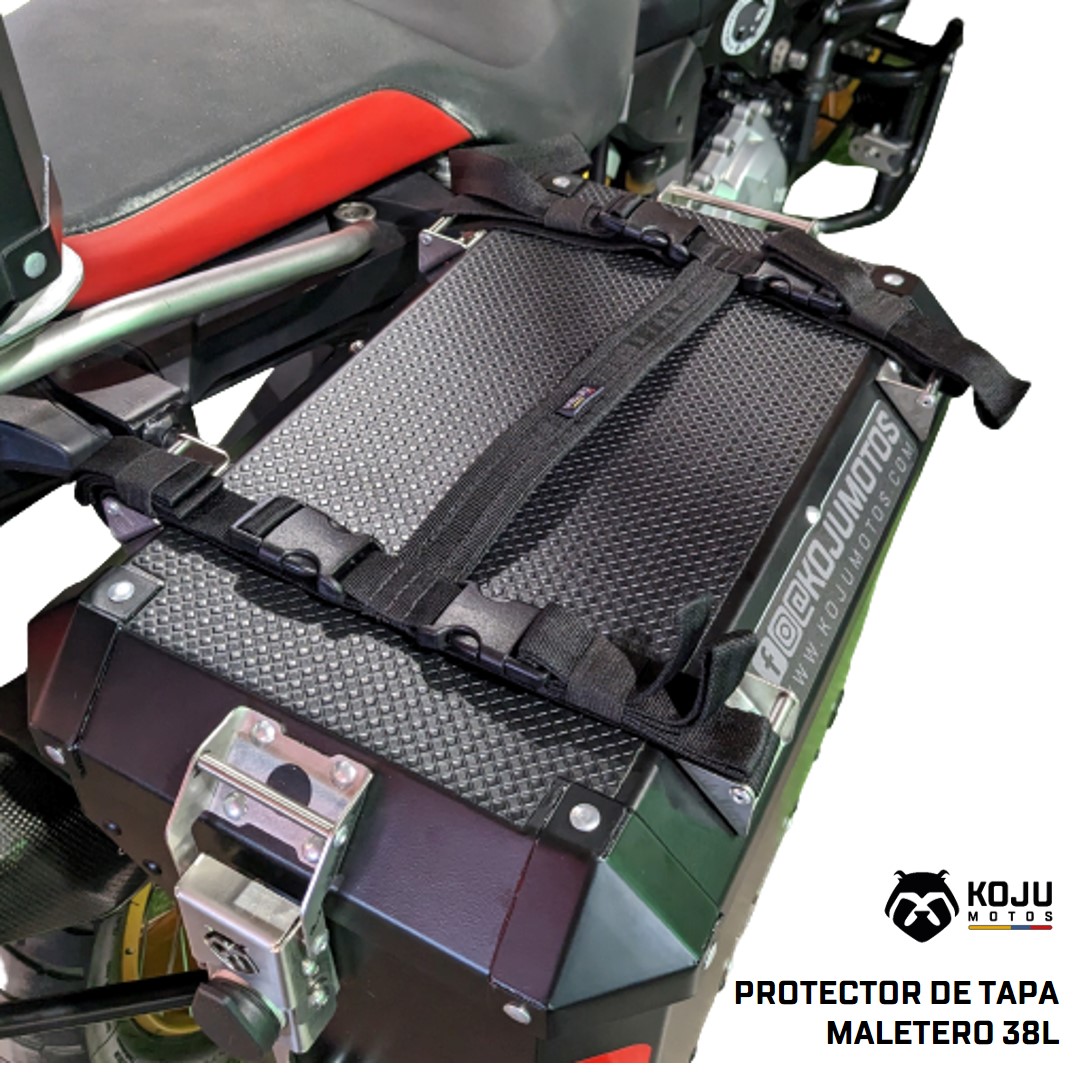 Organizador interno de tapa para maletero de aluminio - KojuMotos