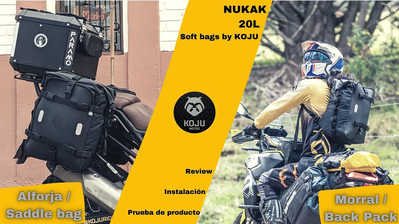 ⭐ Maletas auxiliares NUKAK de 20L by KOJU // SoftBags 😎