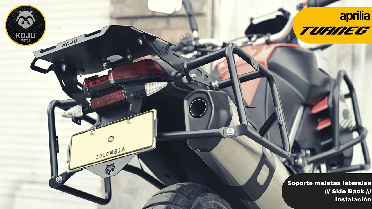 🔧🧰 Aprilia Tuareg 660 // Instalación de soporte de maletas laterales KOJU // Side rack instalation