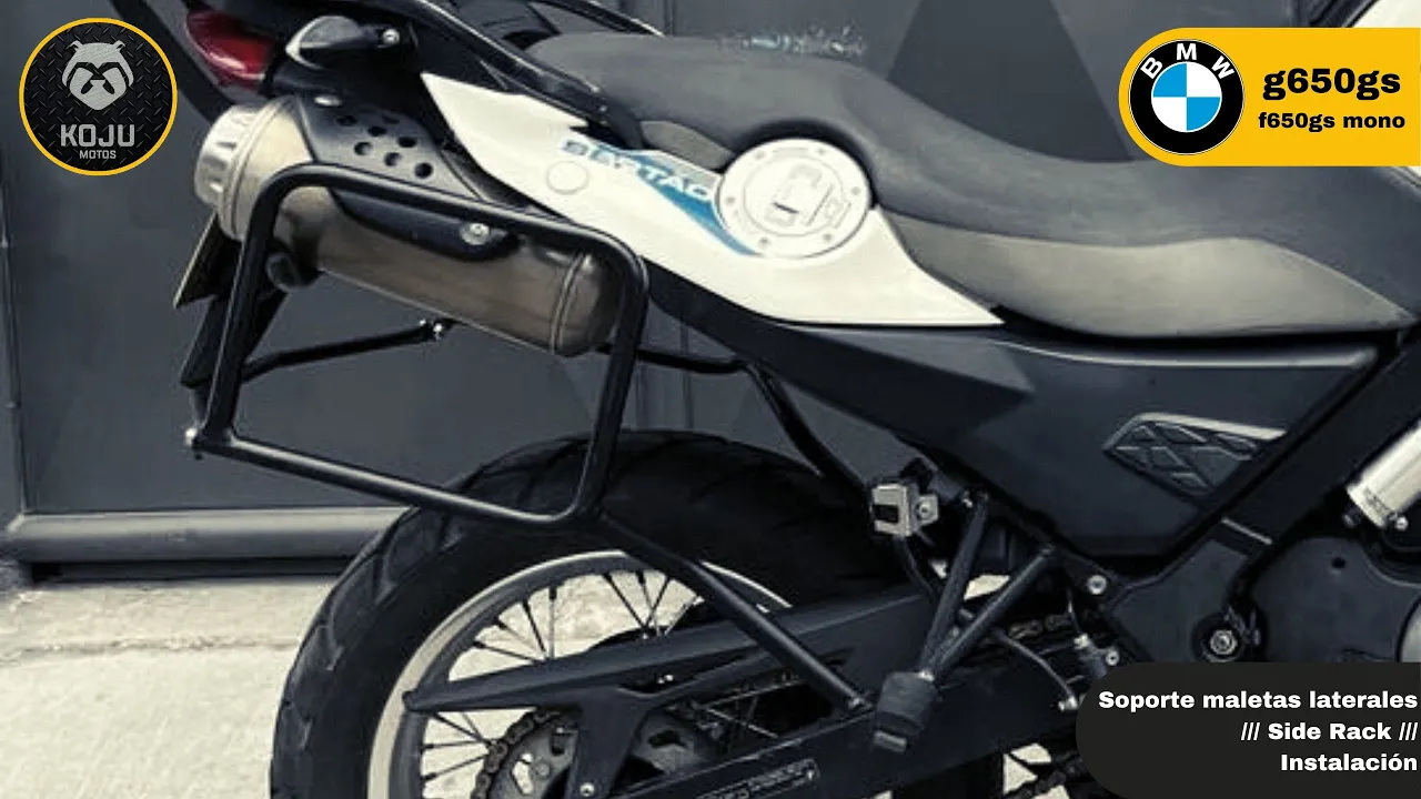 🔧🧰 BMW G650gs // Instalación de soporte de maletas laterales KOJU // Side rack instalation