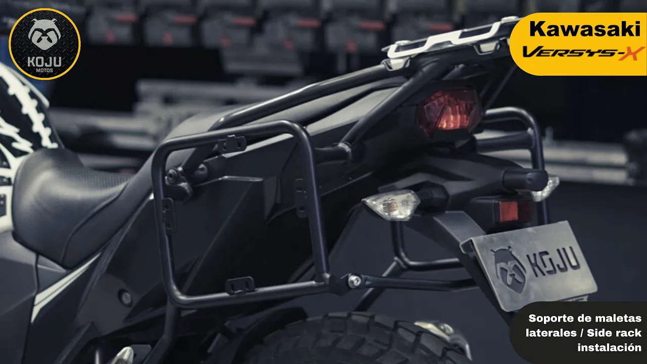🔧🧰 Kawasaki Versys X // Instalación de soporte de maletas laterales KOJU // Side rack instalation
