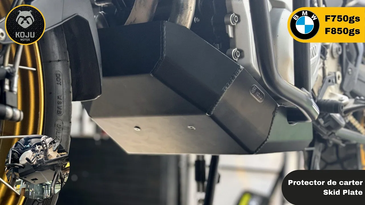 🔧🧰 BMW F750gs - F850gs // Instalación Protector de carter KOJU // Skid Plate