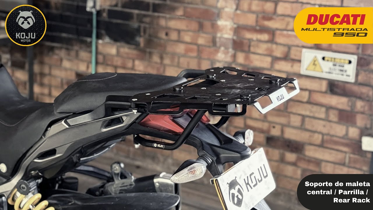 🔧🧰 Ducati Multistrada 950 - V2S: Soporte de maleta central / Parrilla  / Rear Rack - KOJU