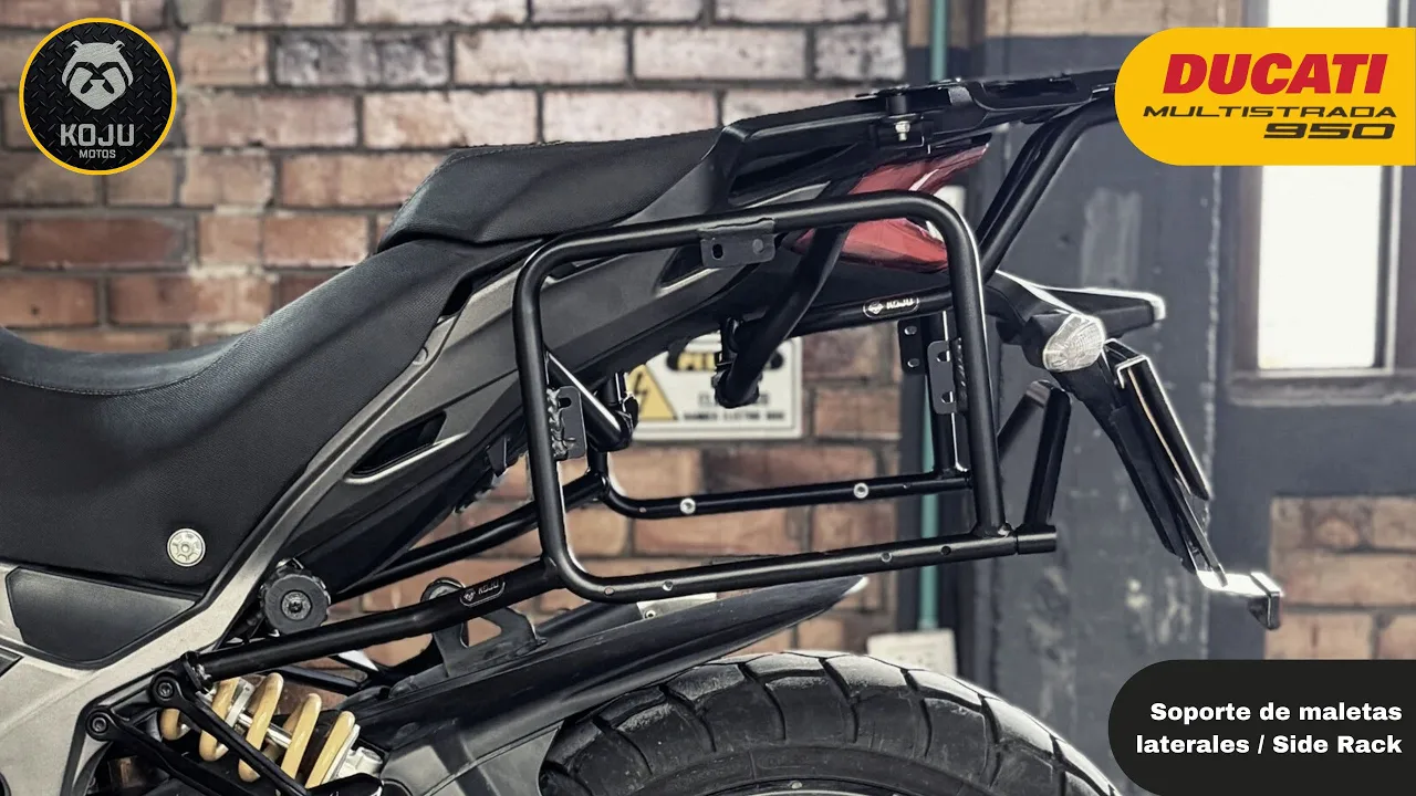 🔧🧰 Ducati Multistrada 950 - V2S: Instalación de Soporte de maletas laterales KOJU / Side rack