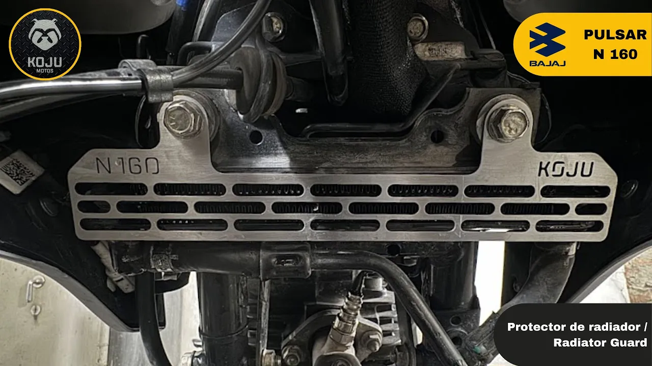 🔧🧰 BAJAJ N 160: Protector de Radiador / Radiator Guard - KOJU
