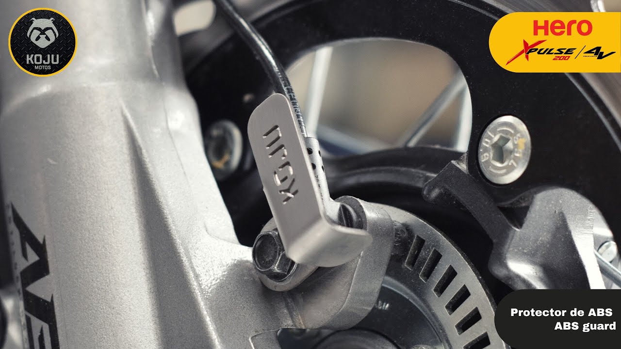 🔧🧰 Hero Xpulse 200 - 4V : Protector del sensor de ABS / ABS guard - KOJU