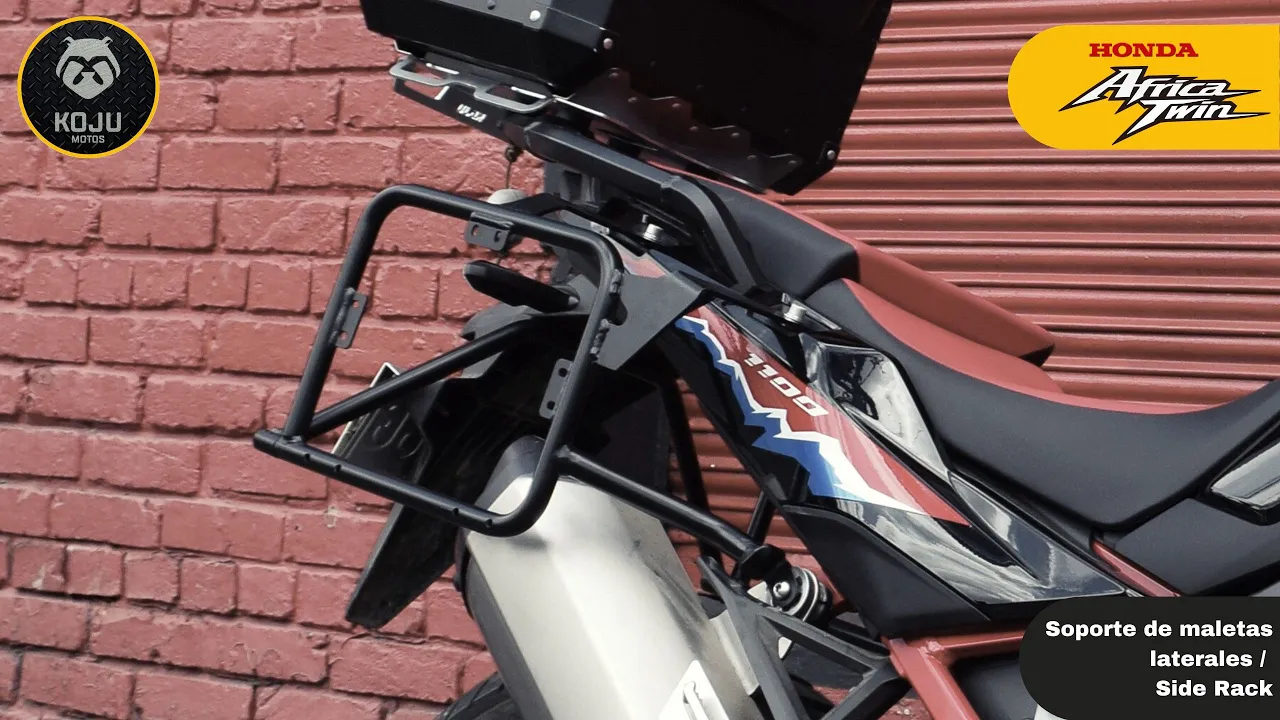 🔧🧰 Honda Africa Twin CRF 1100: Instalación de Soporte de maletas laterales KOJU / Side rack