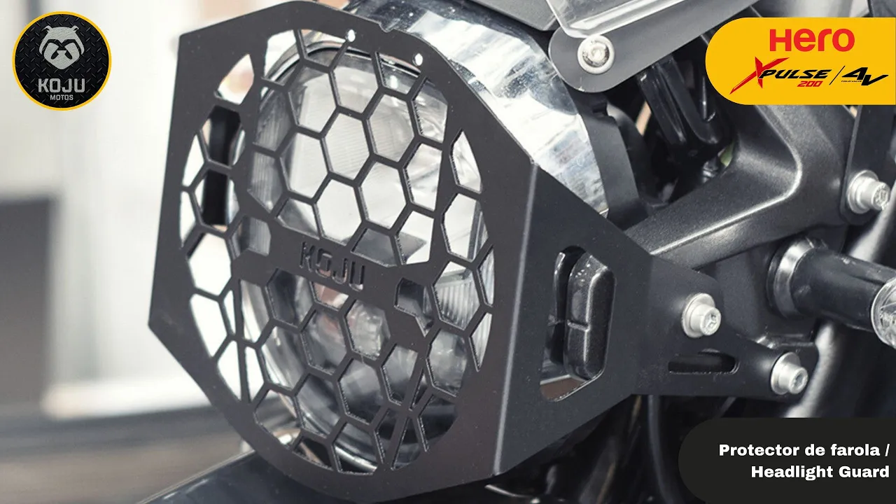 🔧🧰 Hero Xpulse 200 - 4V: Protector de farola  / Headlight Guard - KOJU