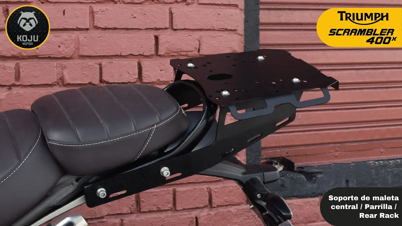 🔧🧰 Triumph: Scrambler 400X / Parrilla  / Rear Rack - KOJU