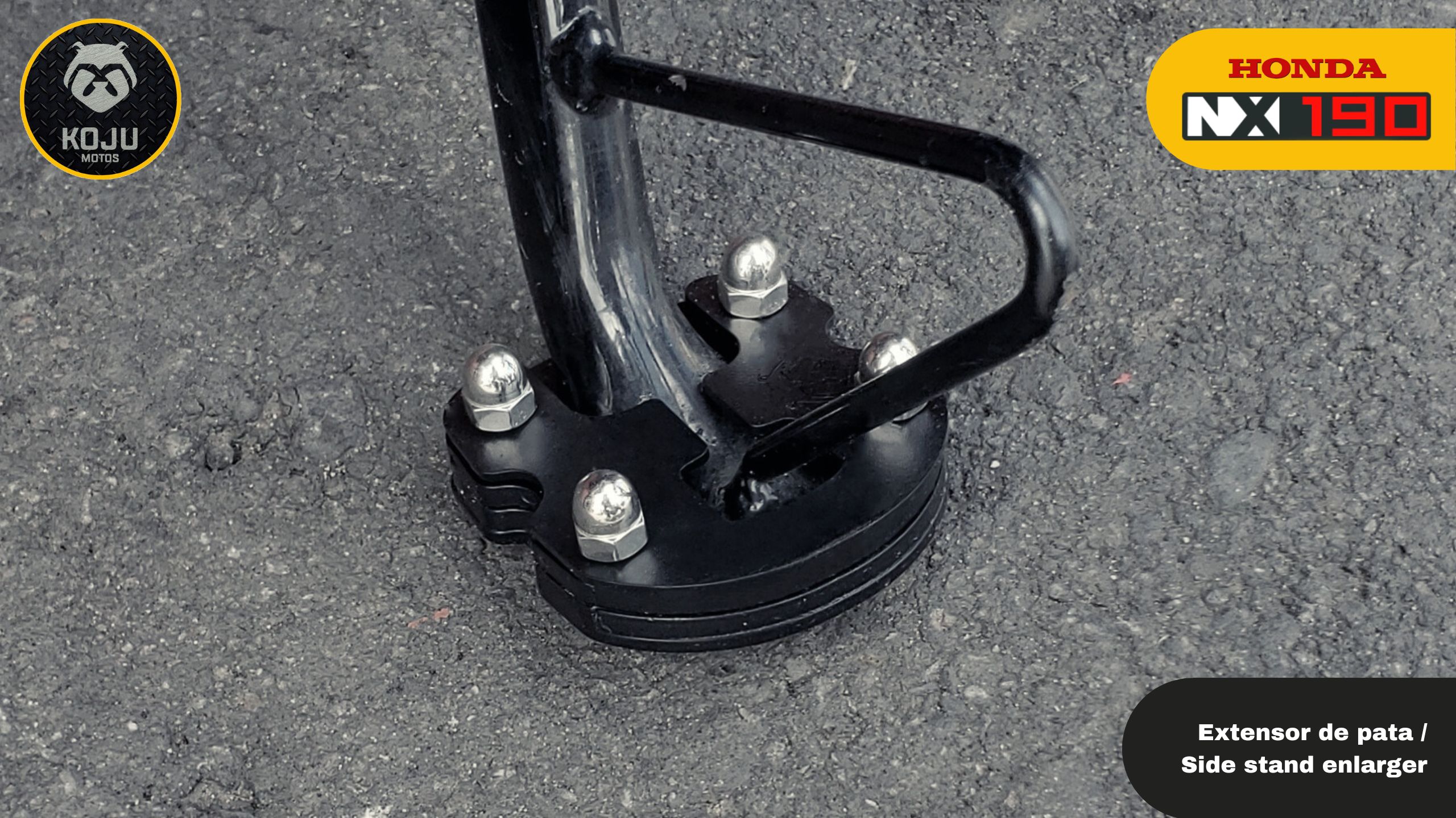 🔧🧰 HONDA NX 190: Instalación de Extensor de pata KOJU