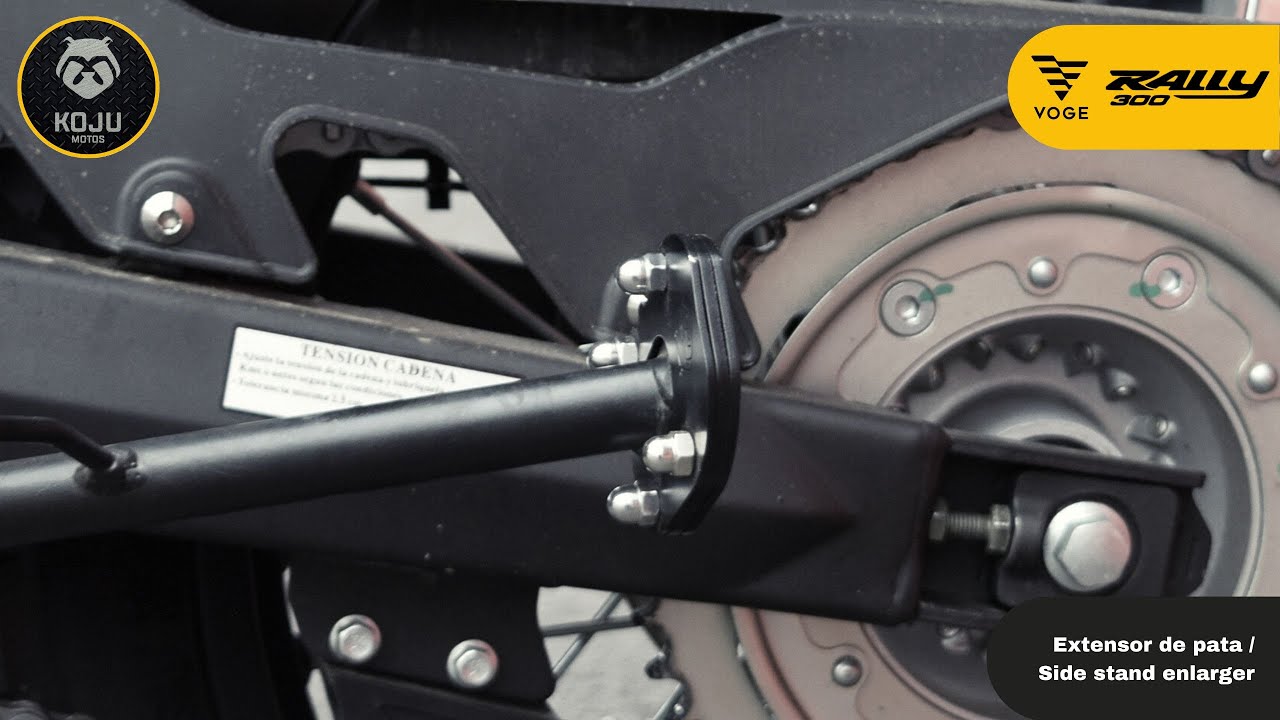 🔧🧰 VOGE 300 RALLY: Instalación de Extensor de pata KOJU