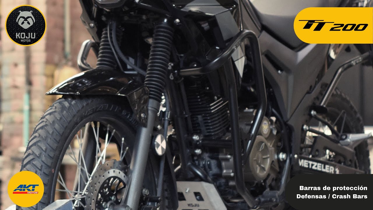 🔧🧰 AKT TT 200: Instalación de Defensa  / Crash Bars - KOJU