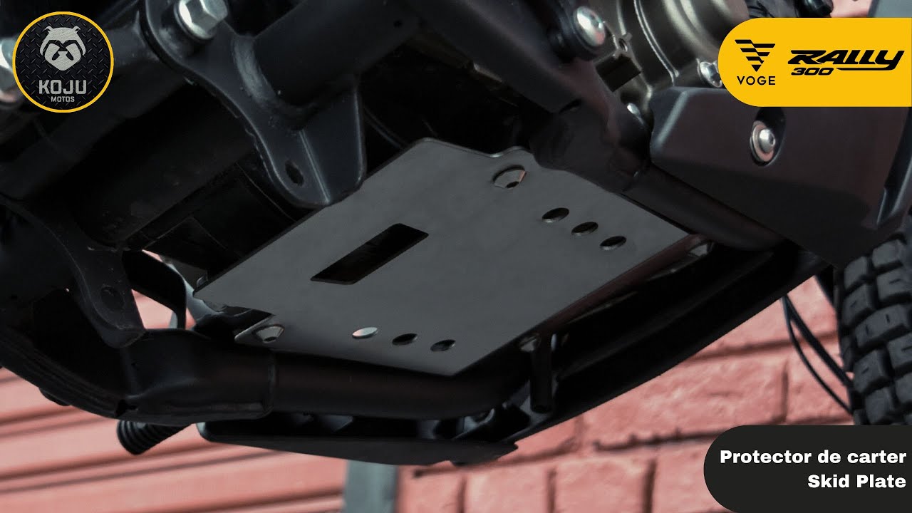 🔧🧰VOGE 300 RALLY :  Instalación Protector de carter KOJU / Skid Plate - KOJU