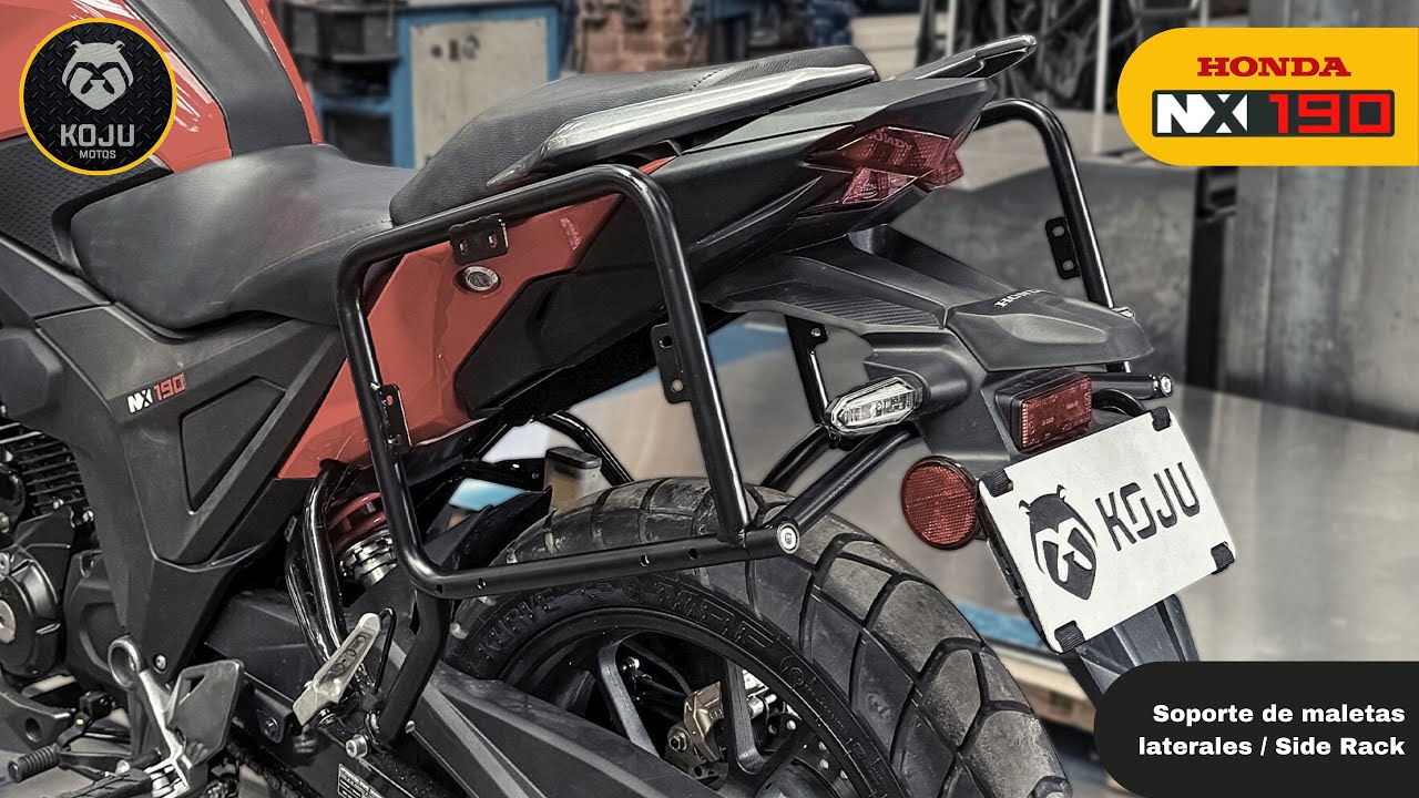 🔧🧰 Honda NX190: Instalación de Soporte de maletas laterales KOJU / Side rack