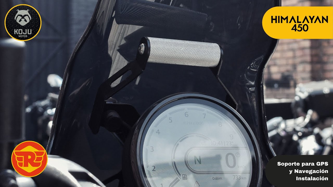 🔧🧰 🔧🧰 Royal Enfield HIMALAYAN 450: Instalación de Soporte para GPS y Navegación KOJU