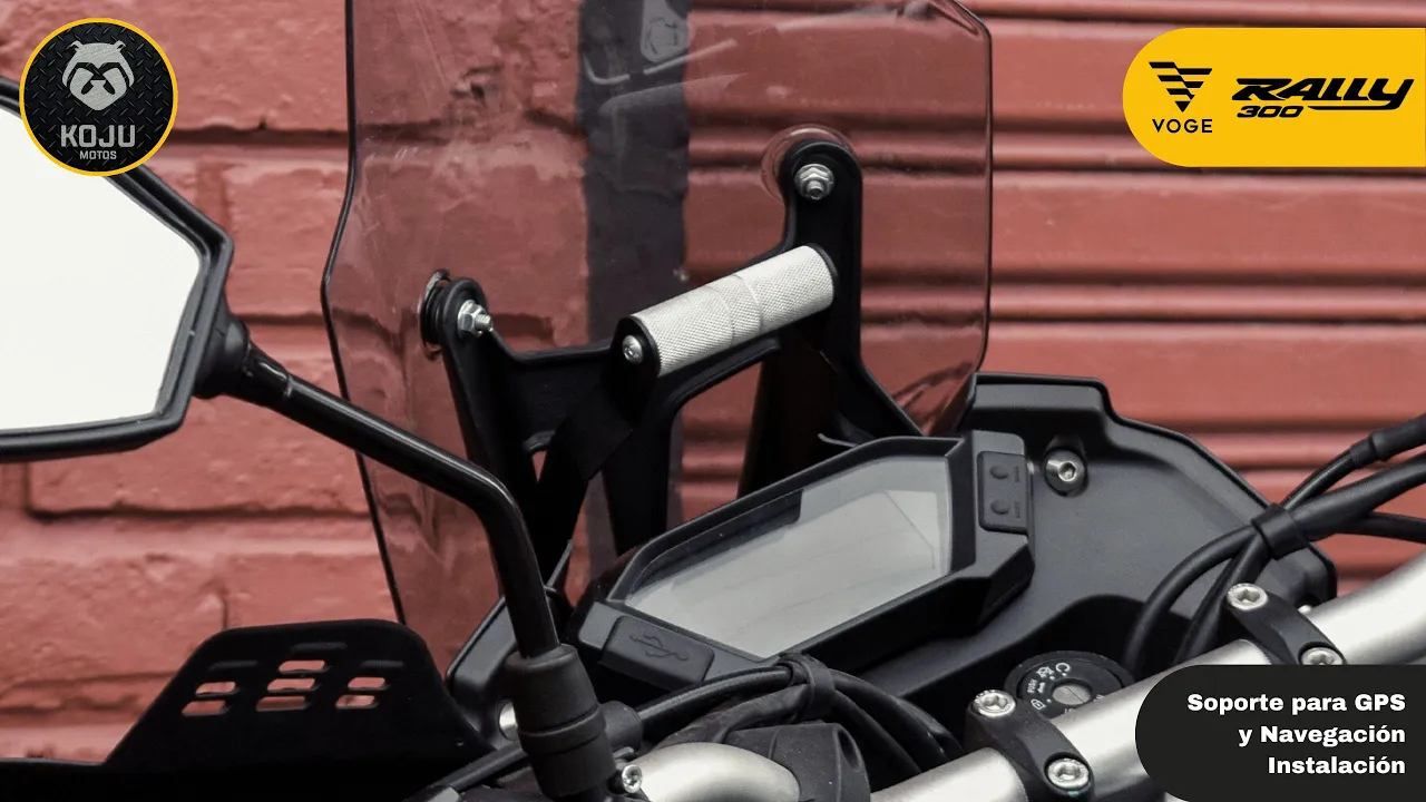 🔧🧰 Voge 300 Rally :  Instalación de Soporte para GPS y Navegación KOJU