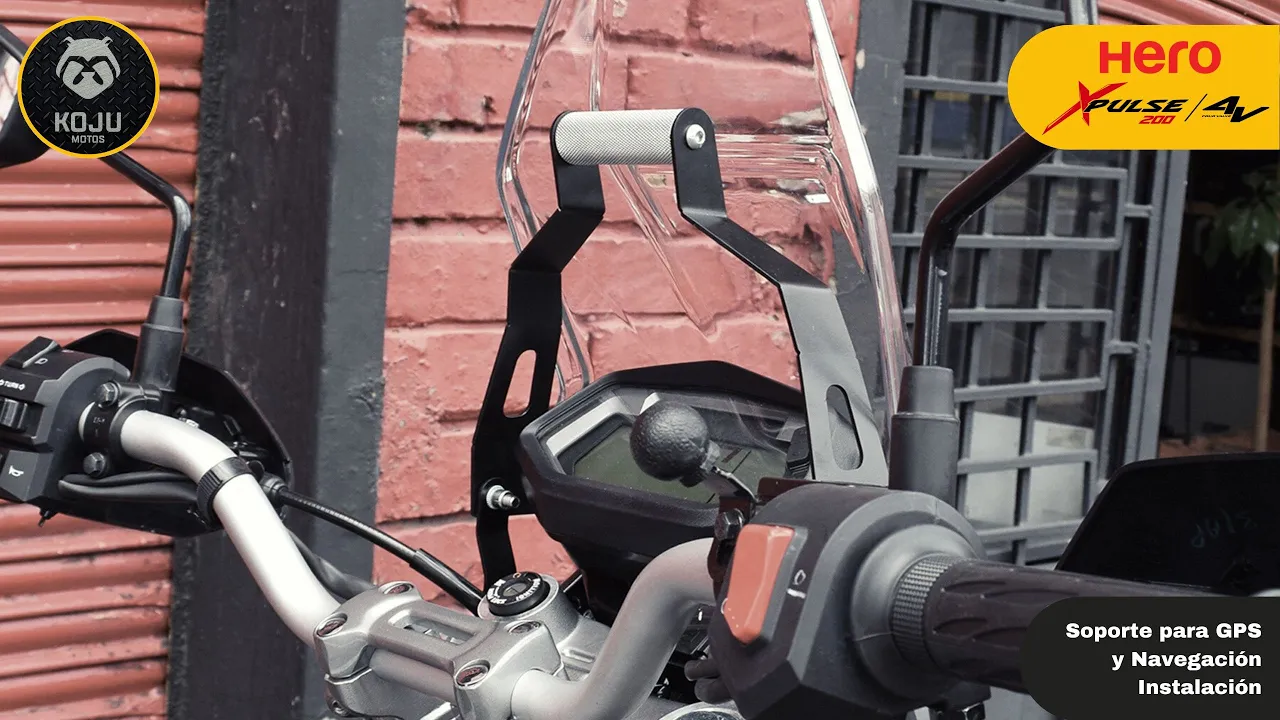 🔧🧰 Hero Xpulse 200 - 4V: Instalación de Soporte para GPS y Navegación KOJU
