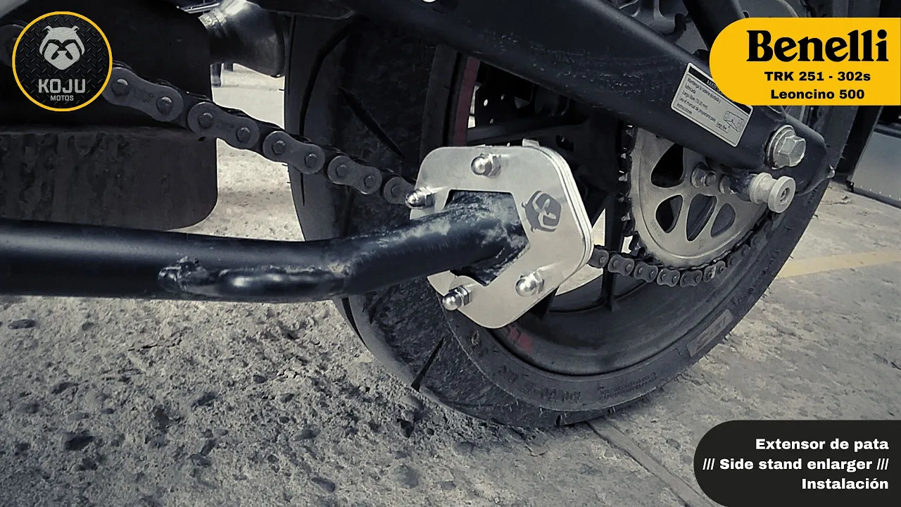 🔧🧰 Instalación extensor de pata KOJU para Benelli: Leoncino 500 - TRK 251 - 302S
