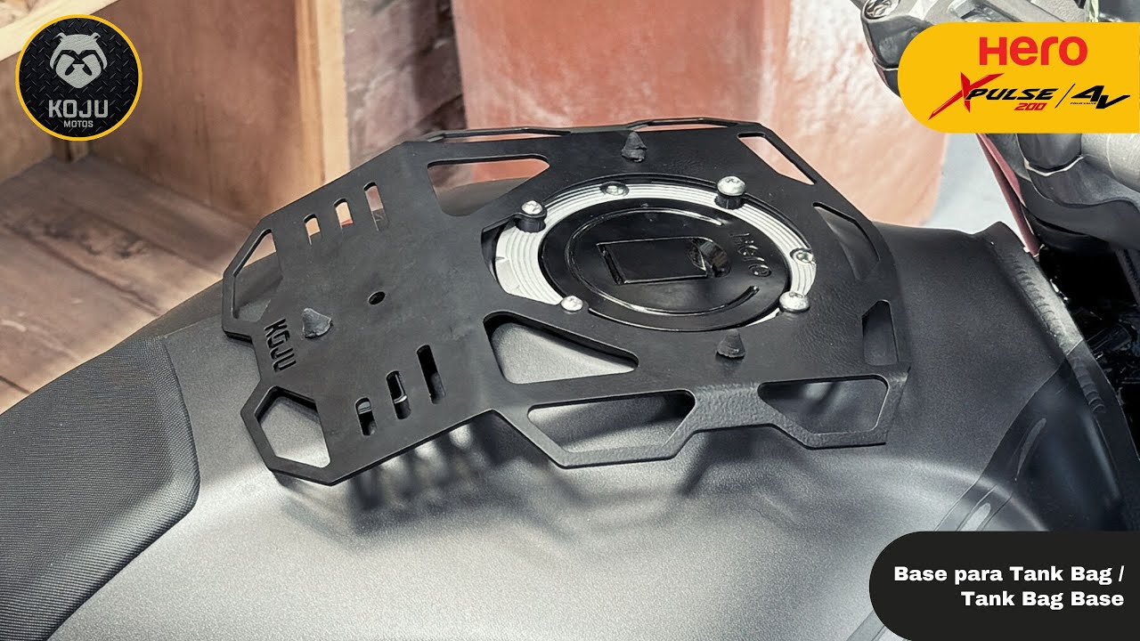 🔧🧰 BAJAJ DOMINAR 400 - 250: Base para Tank Bag / Tank Bag Base