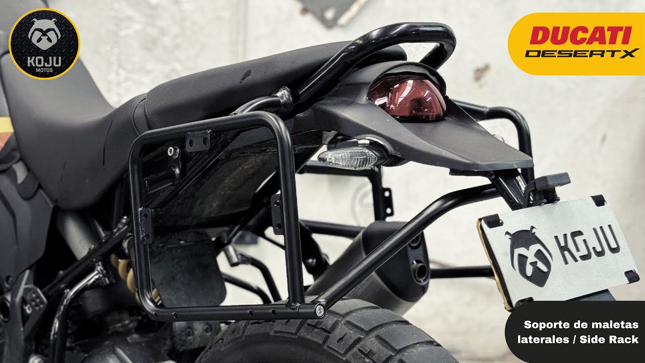 🔧🧰 Ducati Desert X: Instalación de Soporte de maletas laterales KOJU / Side rack