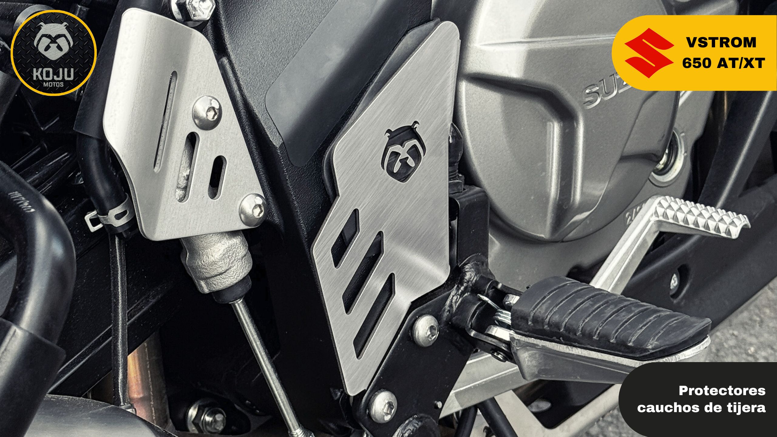 Protector de cauchos de tijera para SUZUKI Vstrom 650